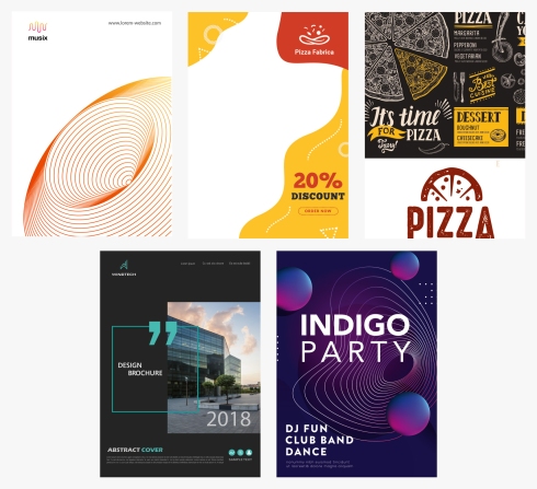 17 unterschiedliche, stimmige Designs, die wir zur Gestaltung von Mock-ups entwickelten. 17 unterschiedliche, stimmige Designs, die wir zur Gestaltung von Mock-ups entwickelten.