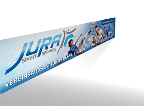 Sportlicher Wettbewerb per Bandenwerbung