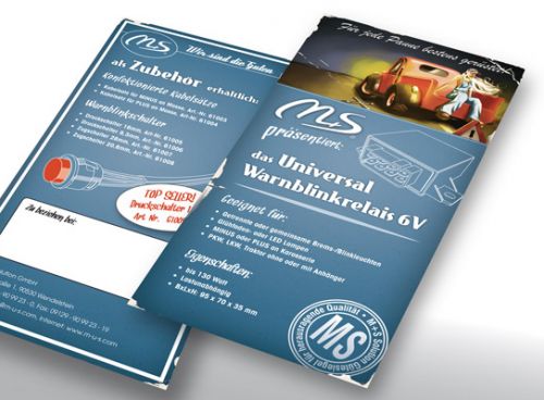 Flyer aus vergangener Zeit
