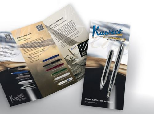 Folder für den Online-Händler "Cult Pens"