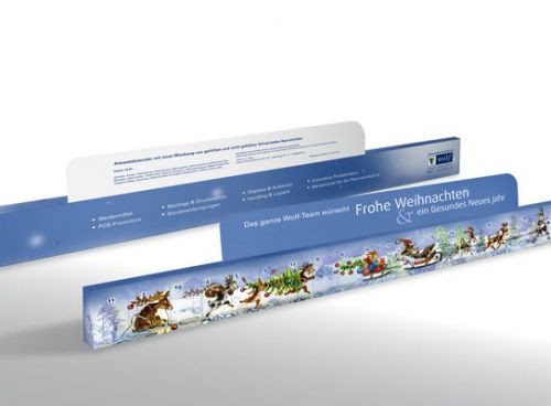 Adventskalender in Überbreite