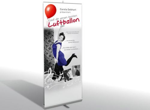 Banner für Premieren-Konzert