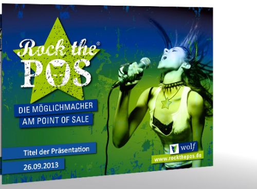Vorlage für rockige Präsentationen