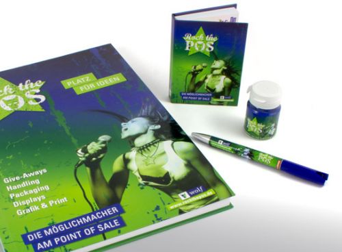 Giveaways zur Kampagne „Rock the POS“