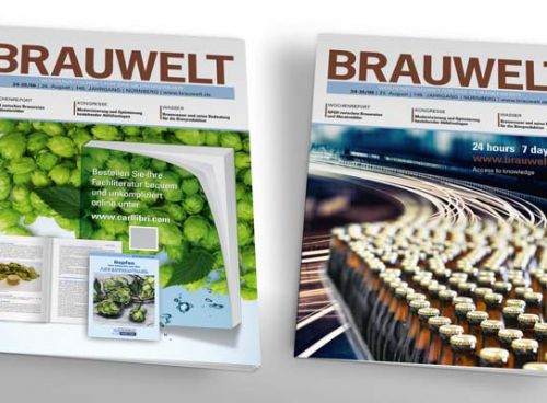 Titelentwürfe für das Brauwelt-Magazin
