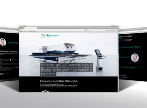 Deinzer Landingpage – Präsentation der Trumpf TruMatic 7000