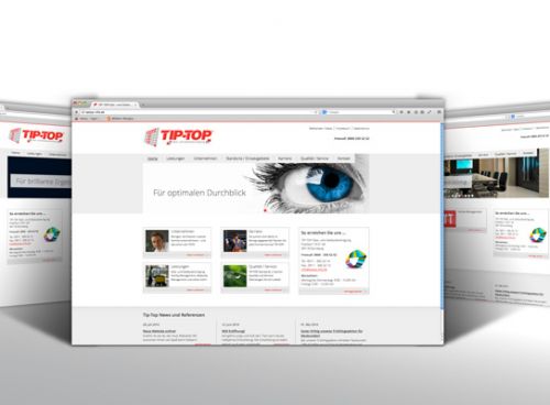 Die neue Website von TIP-TOP – Eine saubere Sache!
