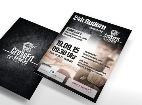 Promotion-Material zur 24-Stunden-Ruder-Challenge