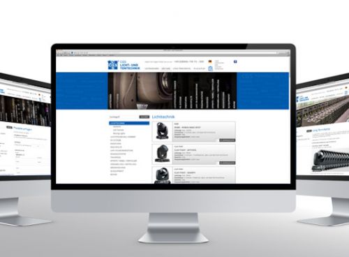 Relaunch der Website für Licht-und-Ton-Technik mit vielen neuen Features