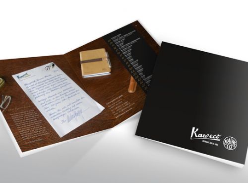 Hochwertiger Kaweco-Katalog im handlichen Format