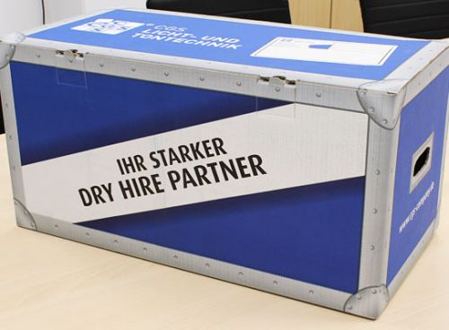 Verpackungskarton für die Licht- und Tontechnik
