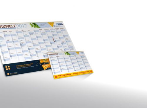 BRAUWELT Jahresplaner 2017 in drei Versionen