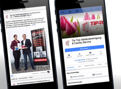 Ab jetzt auch auf Facebook und XING zu finden