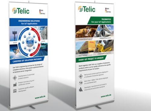 Roll-ups für die Fachmesse „IoT Tech Expo Europe 2017“