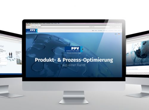 Digitale Unternehmens­präsentation in Form eines Onepagers