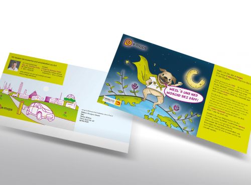 Postkarte Nr. 2 der dreistufigen Mailing-Kampagne