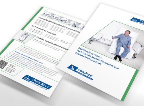 Info-Material zu verschiedenen Bettmodellen