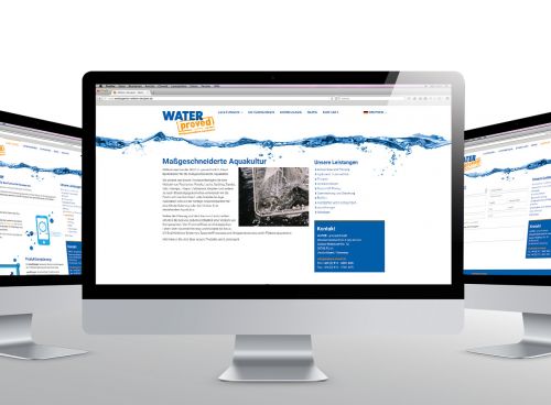 Maßgeschneidertes Webdesign für Aquakultur-Spezialisten