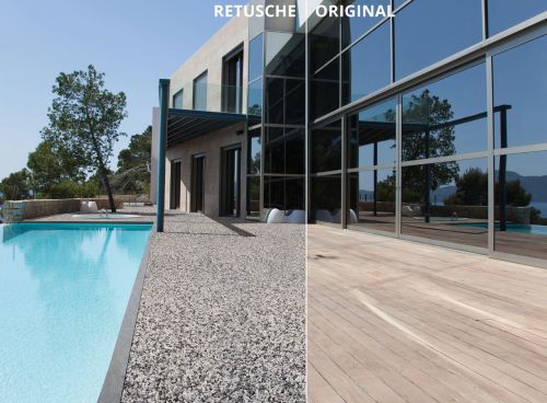 Elegante „PEGASTONE“ Böden für Außenanlagen