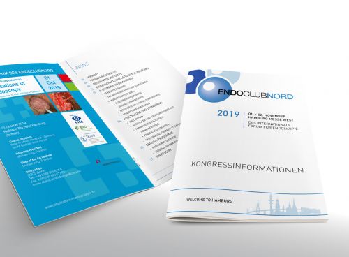 Messematerialien zum Endo Club Nord 2019 in Hamburg