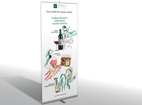 Haute Couture für Roll-ups und Anzeigen