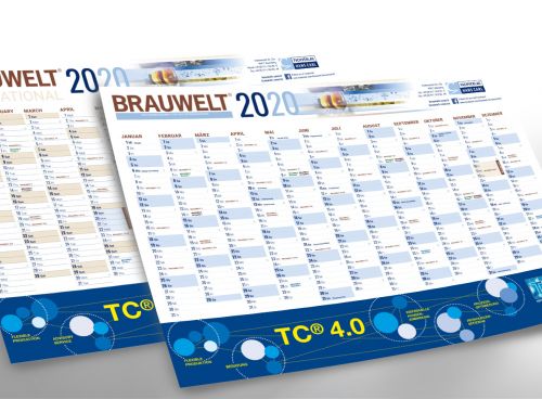 BRAUWELT Jahresplaner 2020 in drei Ausführungen