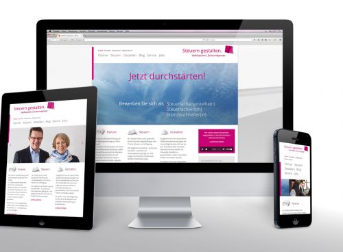 Redesign mit neuem Bereich für das Personalmarketing