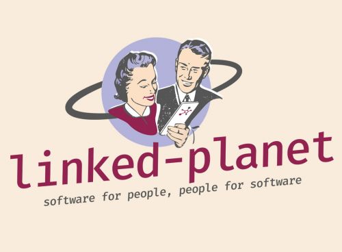 Logo mit Illustration im Retro-Style