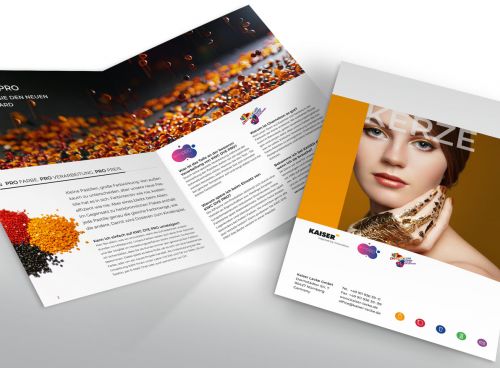 Broschüre zum neuen Farbstandard für Kerzen
