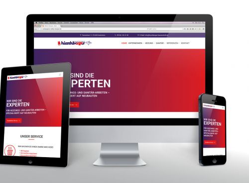 Modernes Redesign für die bestehenden Seiteninhalte
