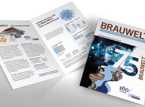 Infos zu den Ausgaben zum 75. Jubiläum­ der BRAUWELT