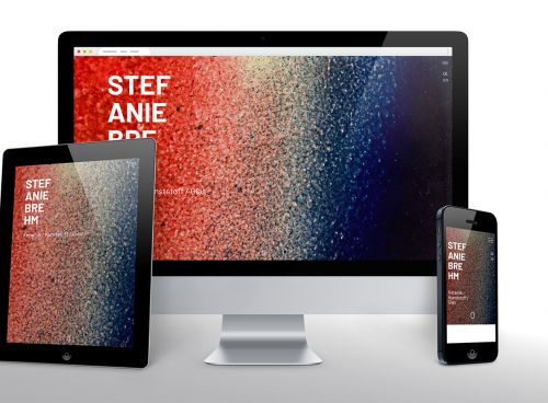 Künstlerischer Web-Auftritt im modernen Design