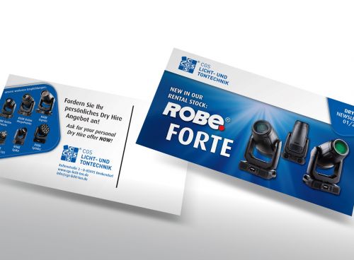 Monatliche Mailings zu Ange­bo­ten in der Event-Technik