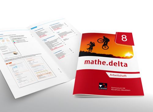 mathe.delta 8, Arbeitsheft, Gymnasium in NRW (61178)