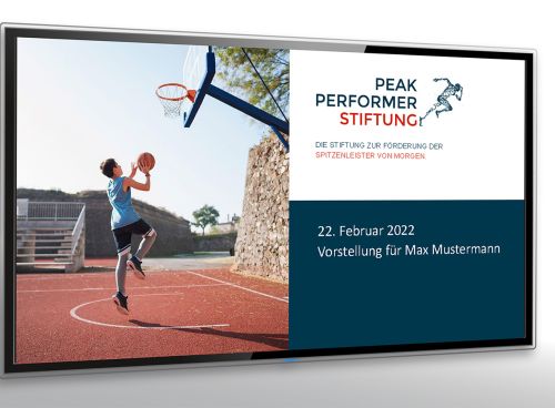 Engagierte Eigenpräsentation mit 31 Slides in PowerPoint
