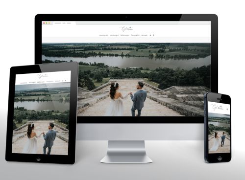 Website der Hochzeits­foto­gra­fin mit CMS WordPress