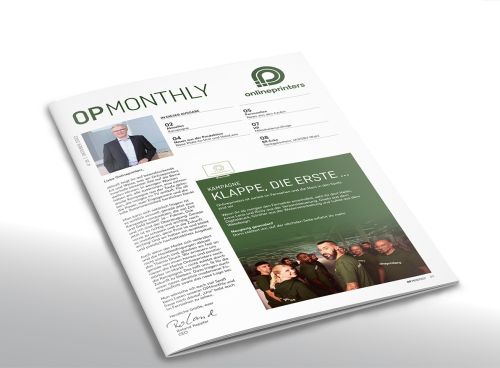 OP MONTHLY – Mitarbeiter­maga­zin