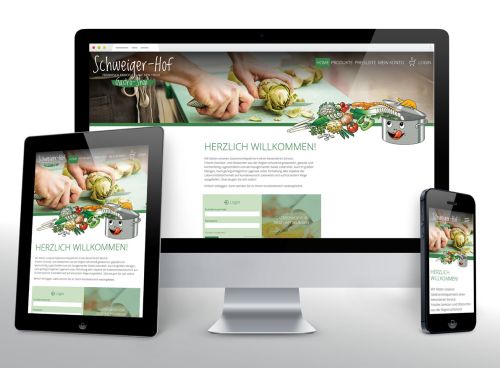 Gastro-Shop mit optimierter Usability und frischem Design