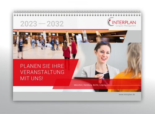 10-Jahres-Kalender für Kon­gress­kunden und Partner
