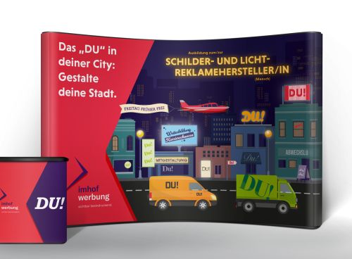 Stand-Design für die Berufs­messe 2023 in Nürnberg