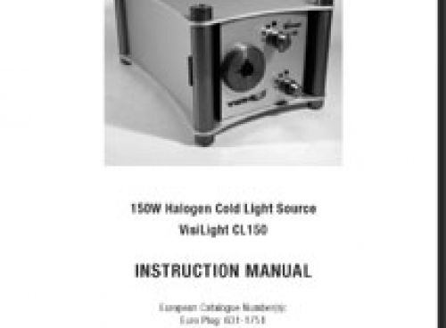 User-Manuals zu Komponenten für die Lichttechnik
