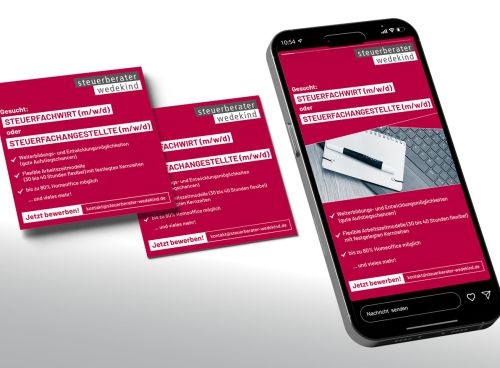 Profile und Stellenangebote für die Sozialen Medien