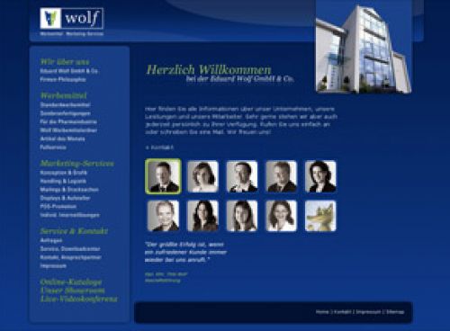 Redesign der Website