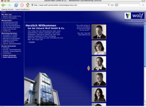 Website Relaunch zur Unternehmenspräsentation <br />mit Content Management System