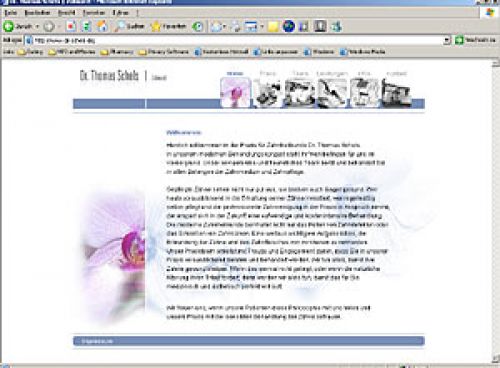 Webauftritt der Zahnarztpraxis mit Content Management System