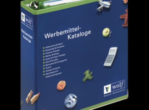 Ordner für Werbemittelkataloge