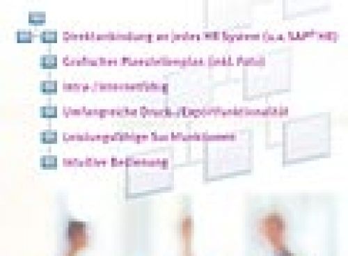 Werbetransparente für den Messestand