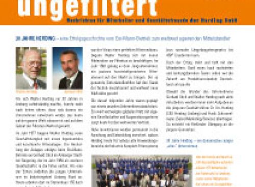 Kundenzeitschrift "ungefiltert"