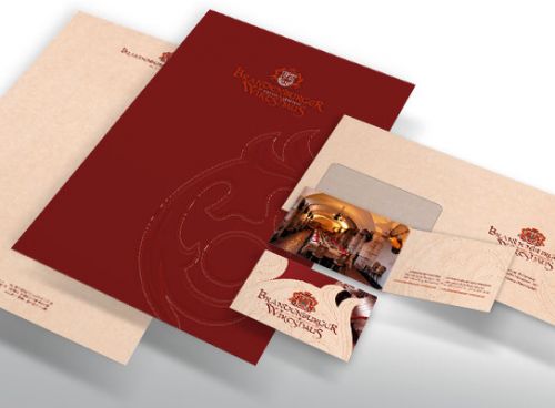Geschmackvolle Umsetzung des Corporate Designs