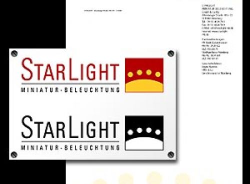 Geschäftspapiere für StarLight Miniatur-Beleuchtung